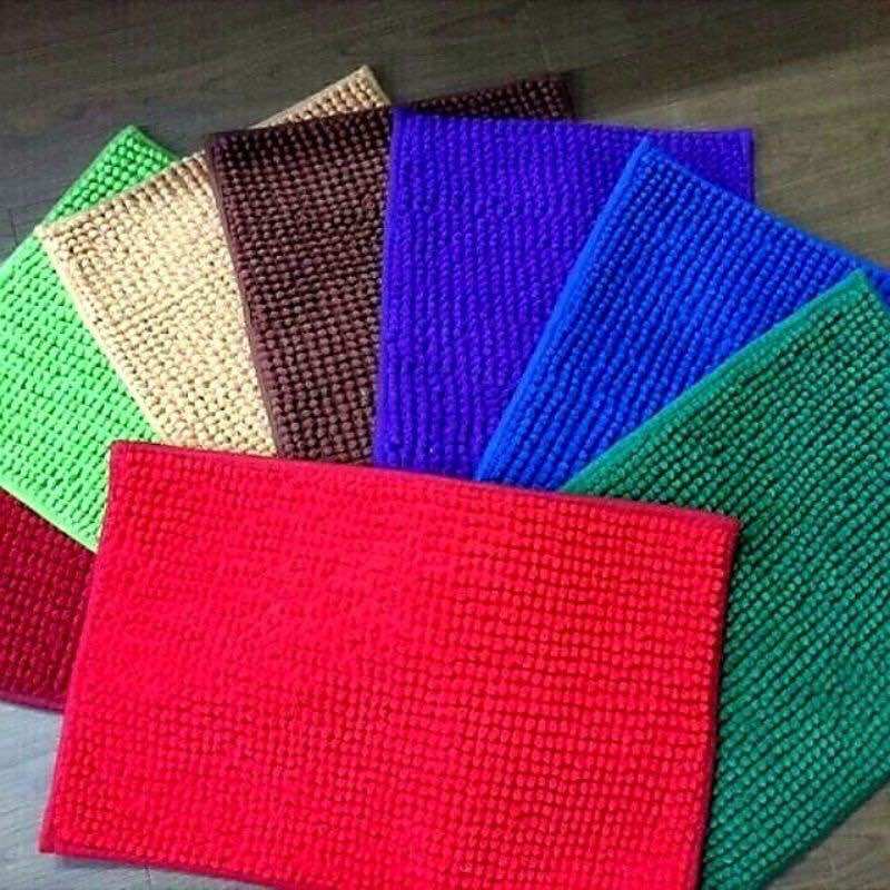 Super Absorbent Anti-Slip Coral Doormat - Size (m) 46×30cm