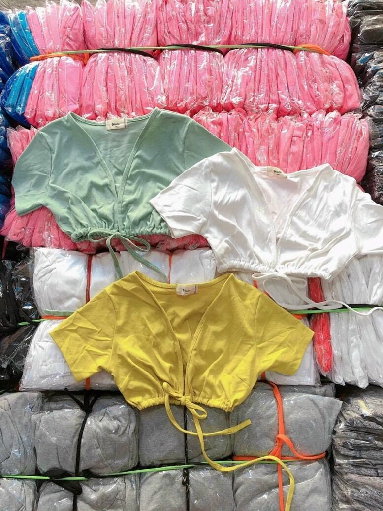 ÁO THUN CROPTOP CỘT DÂY EO HỞ NGỰC FORM 45KG(V1)