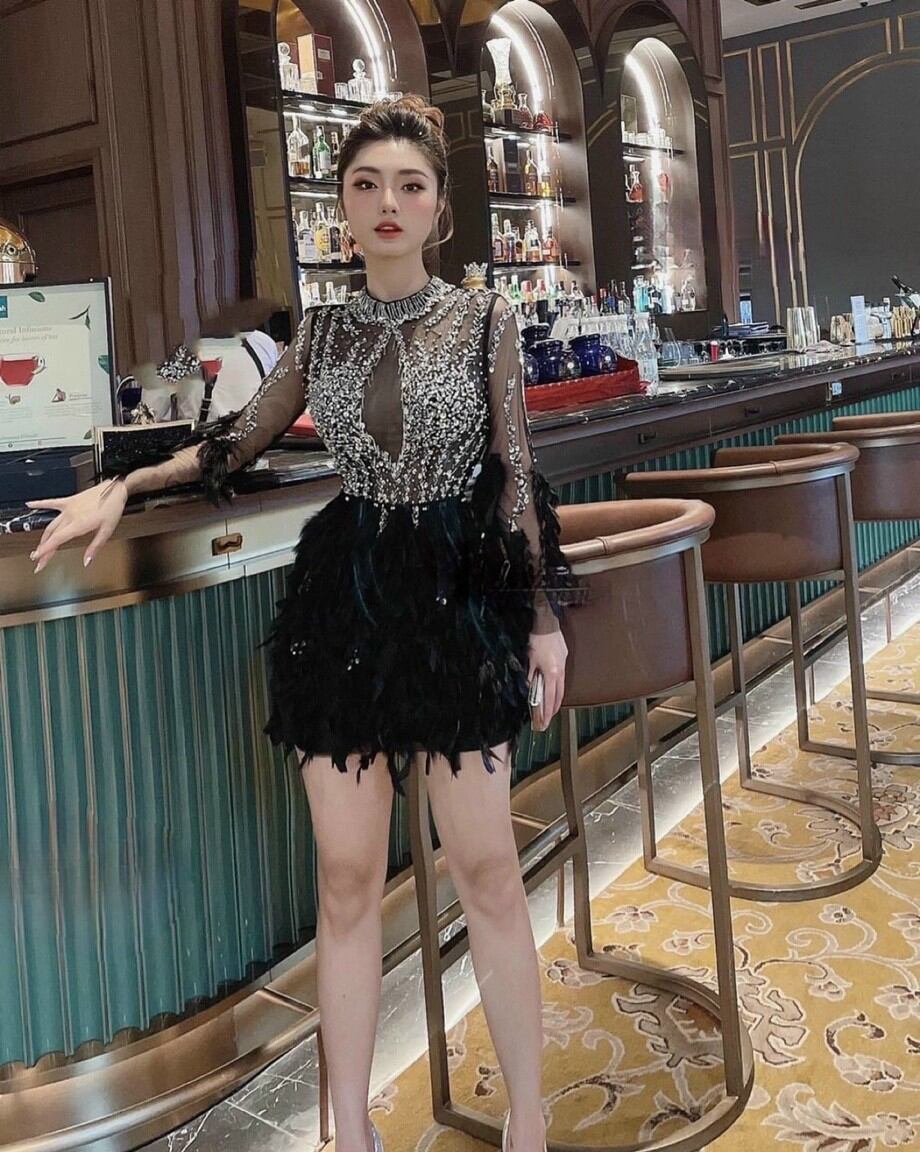 ĐẦM BODY LÔNG KẾT TAY DÀI
