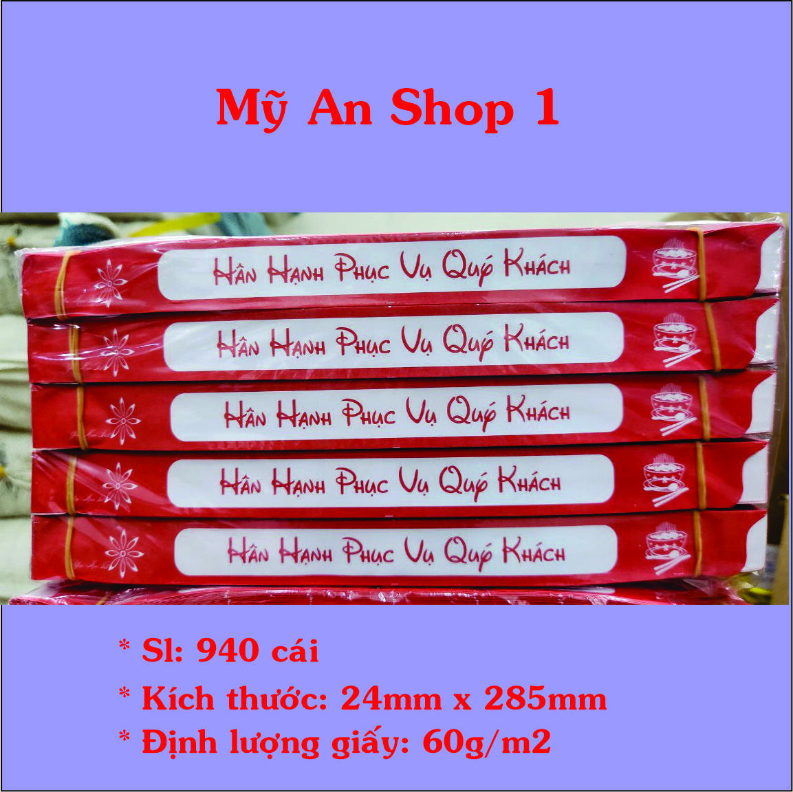 Bao đũa giấy dùng 1 lần