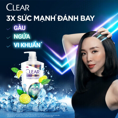 DẦU GỘI ĐẦU CLEAR BẠC HÀ 1.4KG