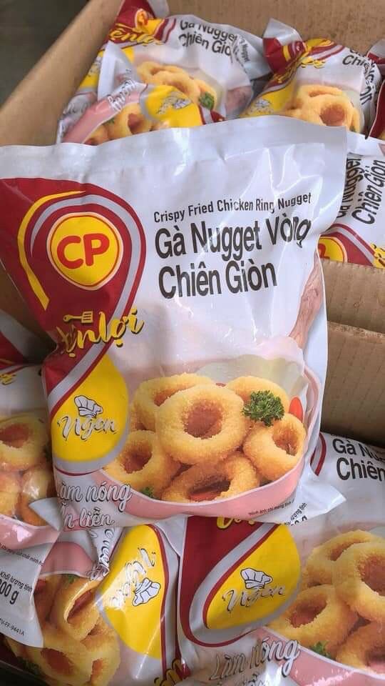 ￼CP Gà nugget vòng chiên giòn gói 300gr (tphcm)