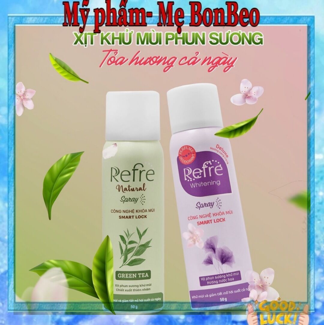 Xịt Refre phun sương khử mùi 50g