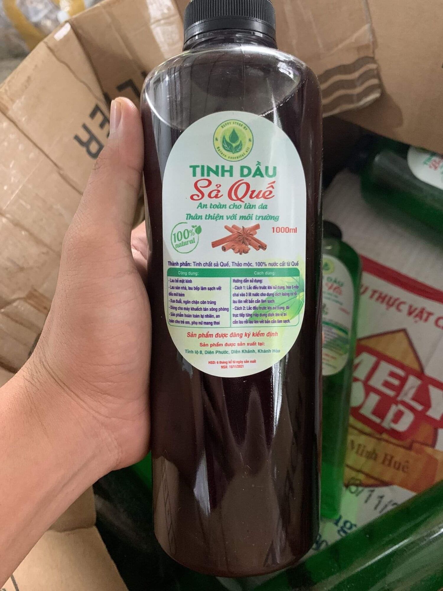 Tinh dau sa que