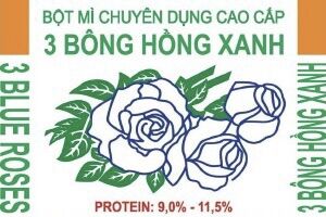 3kg Bột mì BÔNG HỒNG XANH