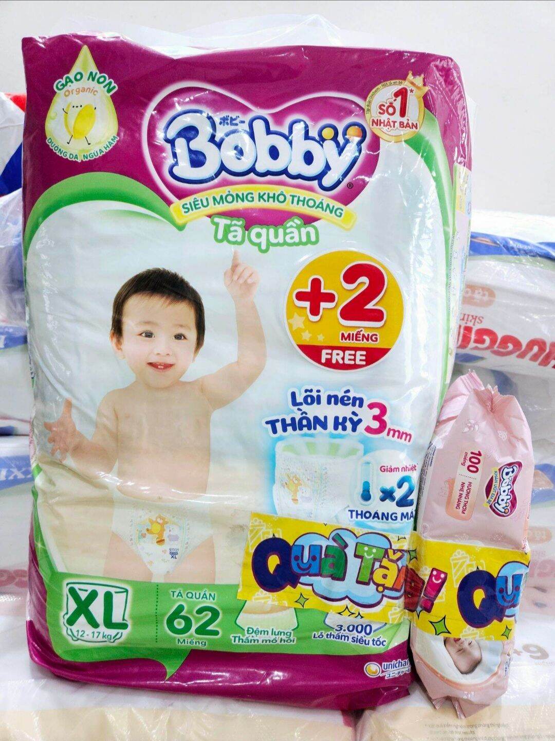 Tả Bobby quần XXXL-22 miếng (hàng tặng)