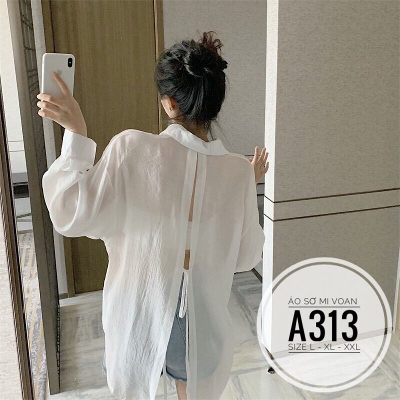 60-95kg Bigsize ÁO SƠ MI VOAN KIỂU A313
