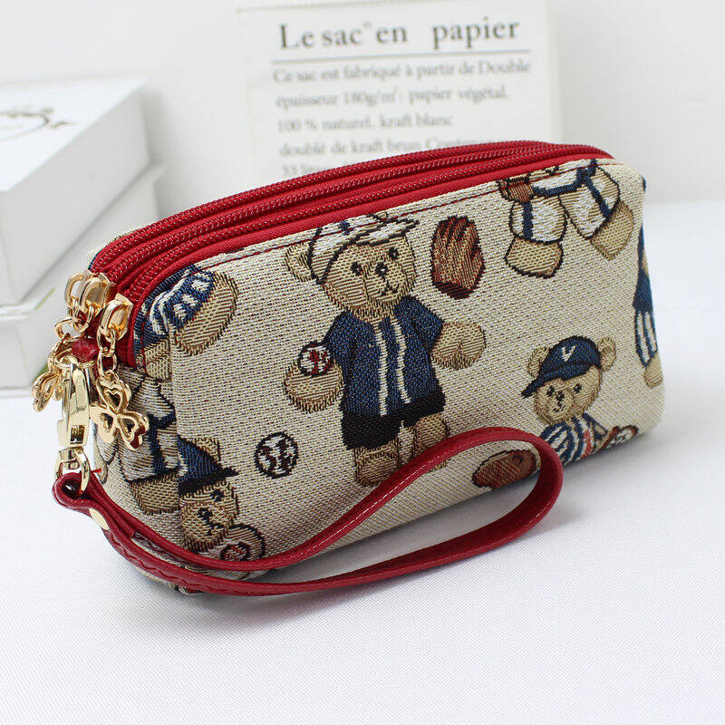 Túi Đựng Điện Thoại Di Động Canvas Nhiều Chức Năng Pure Charm Dành Cho Nữ Túi Đựng Tiền Xu Túi Xách Túi Đựng Chìa Khóa Túi Đựng Đồ Nhỏ