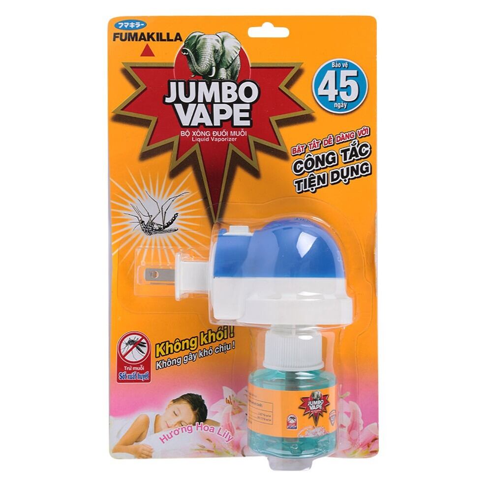 Máy và tinh dầu đuỗi muỗi Jumbo