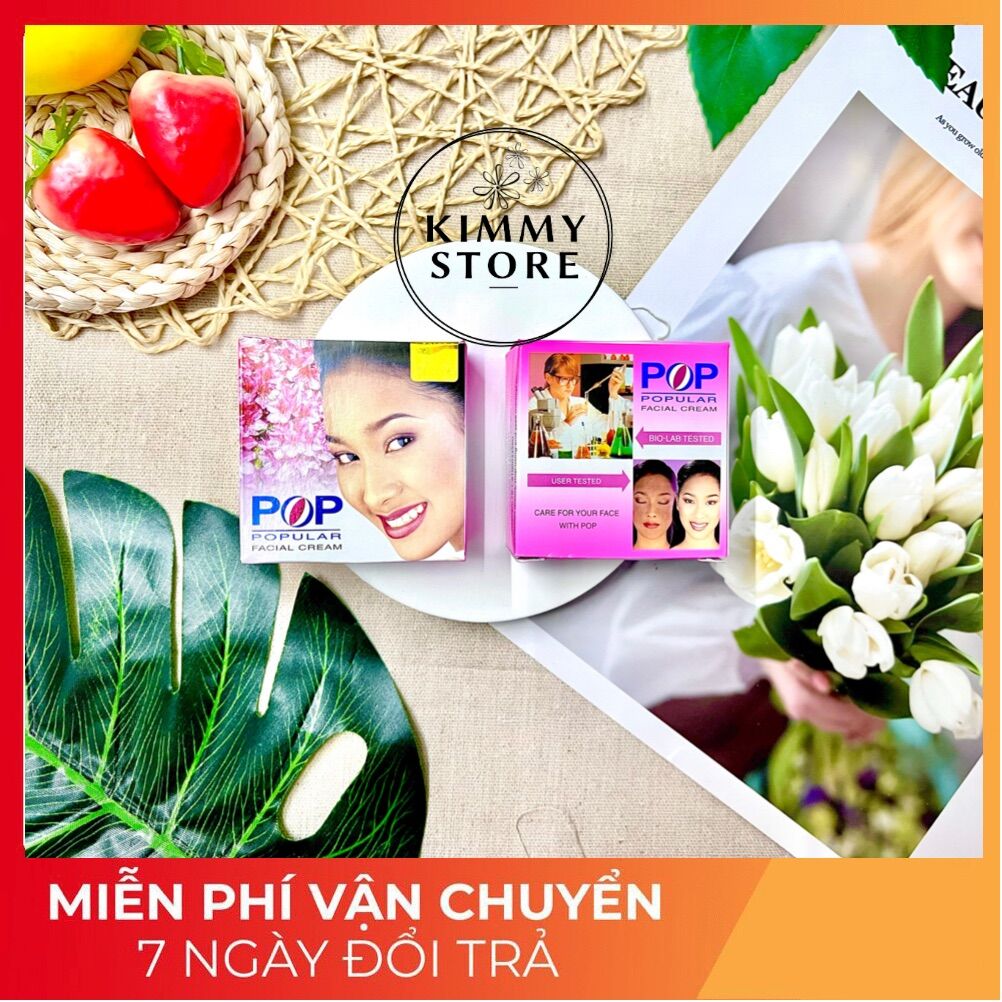 Lẻ hộp 5g kem dưỡng trắng da pop thái