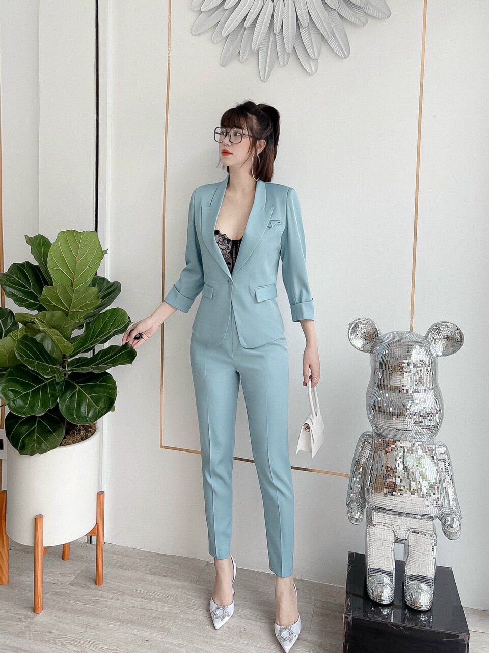 Aó Vest Cao Cấp.0085.Aó blazer Nữ Công Sở.
