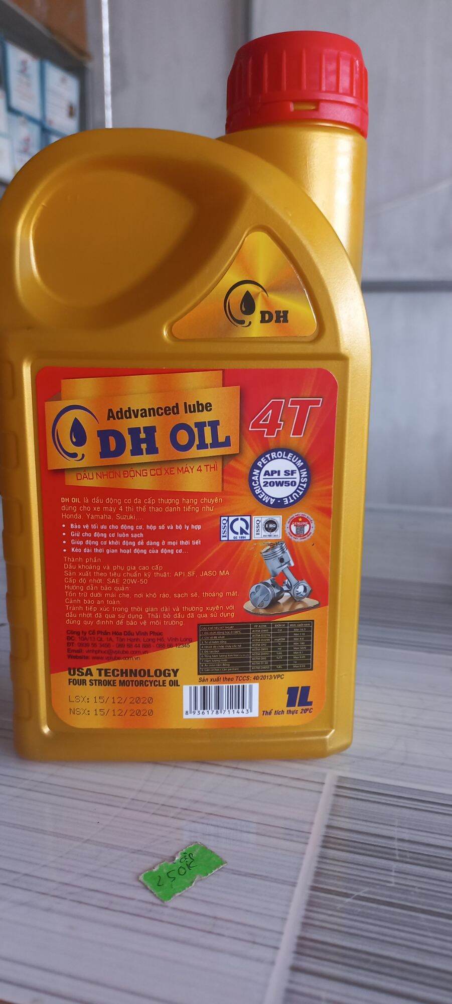 Nhớt chuyên dùng ba gác(MUA 2 CHAI  Tặng 1 áo mưa hoặc áo thun bất kì)