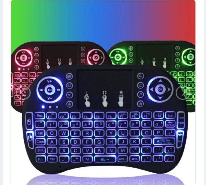 Bàn phím mini kiêm chuột bay không đèn led dễ sử dụng