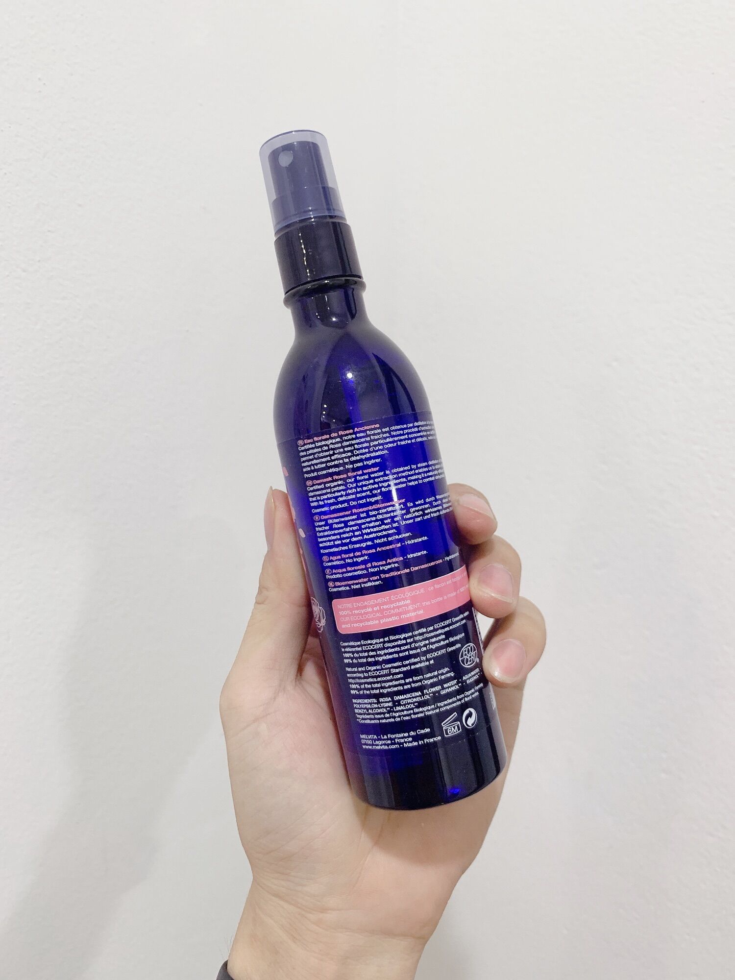 Nước hoa hồng Melvita Rose 200ml