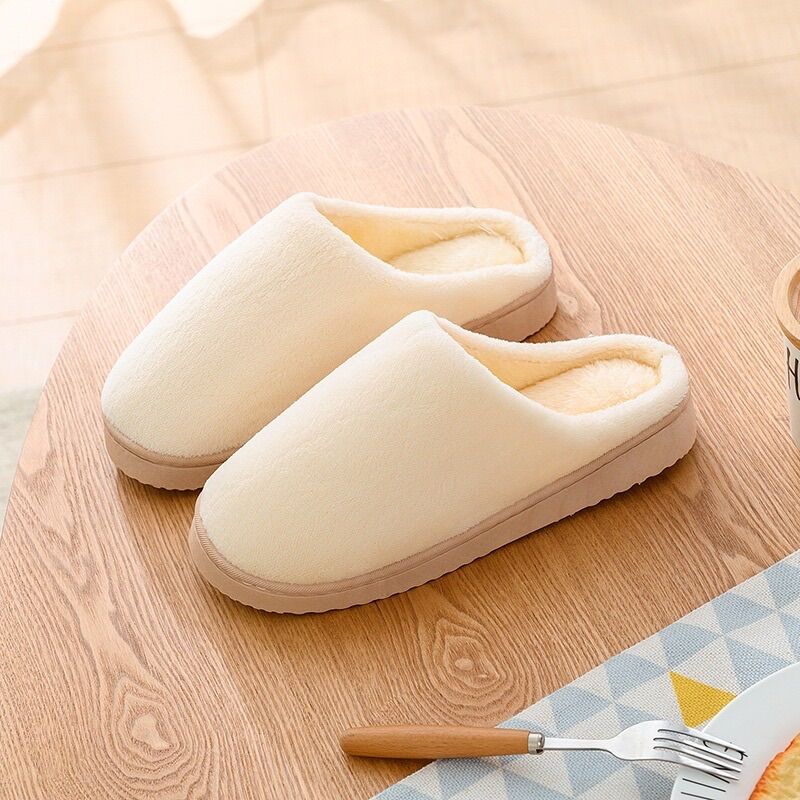 Sport non-slip thick bottom fur slippers, casual cotton slippers, fashion fur slippers, non-slip platform quilted sandals