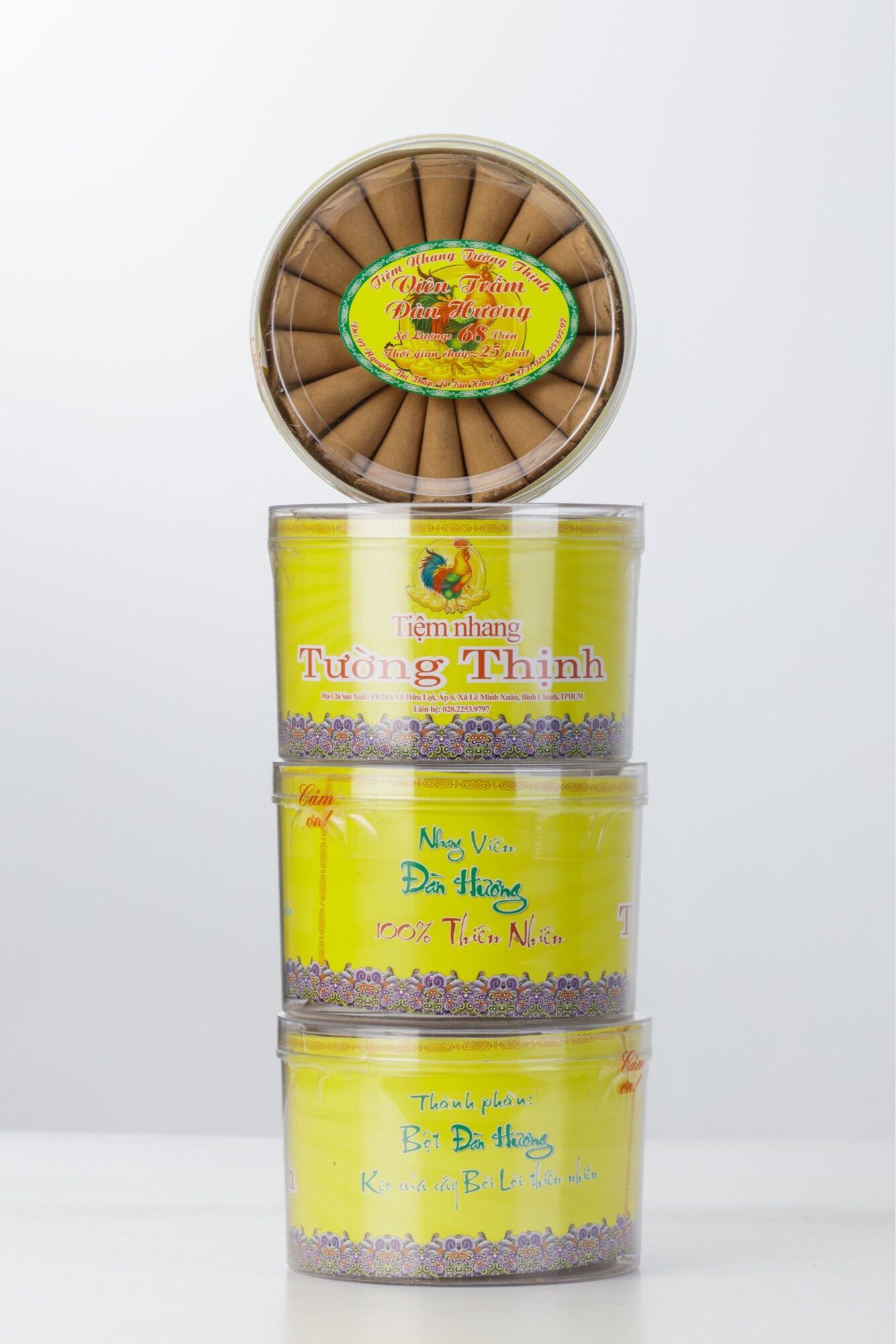 Nhang viên Đàn Hương [ Chính hãng Tường Thịnh ]