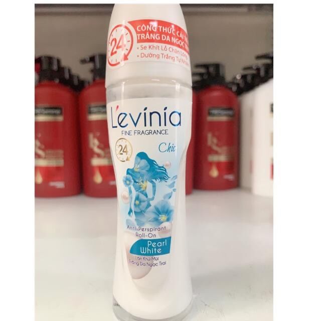 Lăn khử mùi L'evinia trắng da Ngọc trai 65g