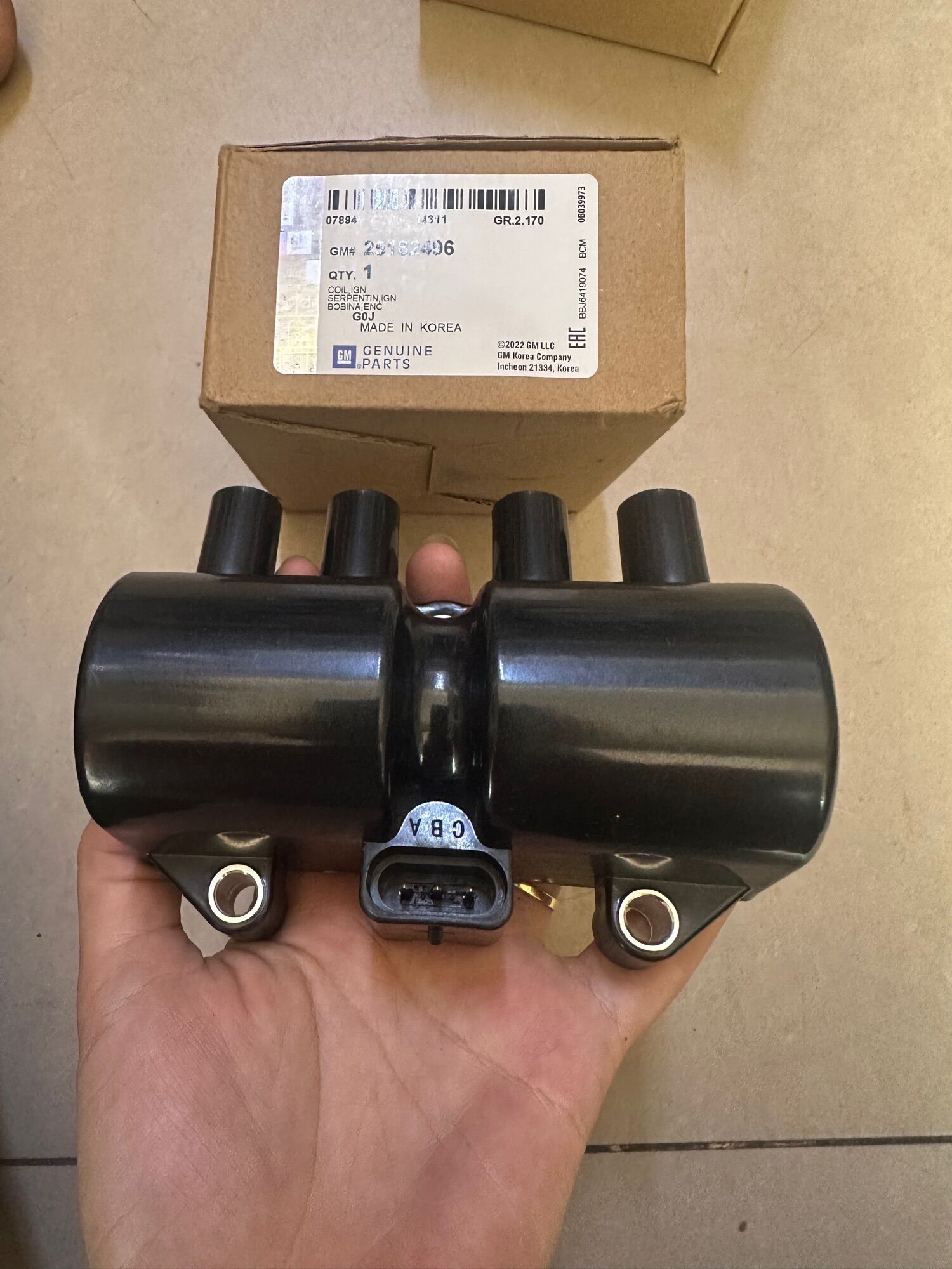 Mobin đánh lửa daewoo gentra - lacetti / chevrolet captiva - spark m300 4 máy - cruze gm 4 chân 3 giắc ghim