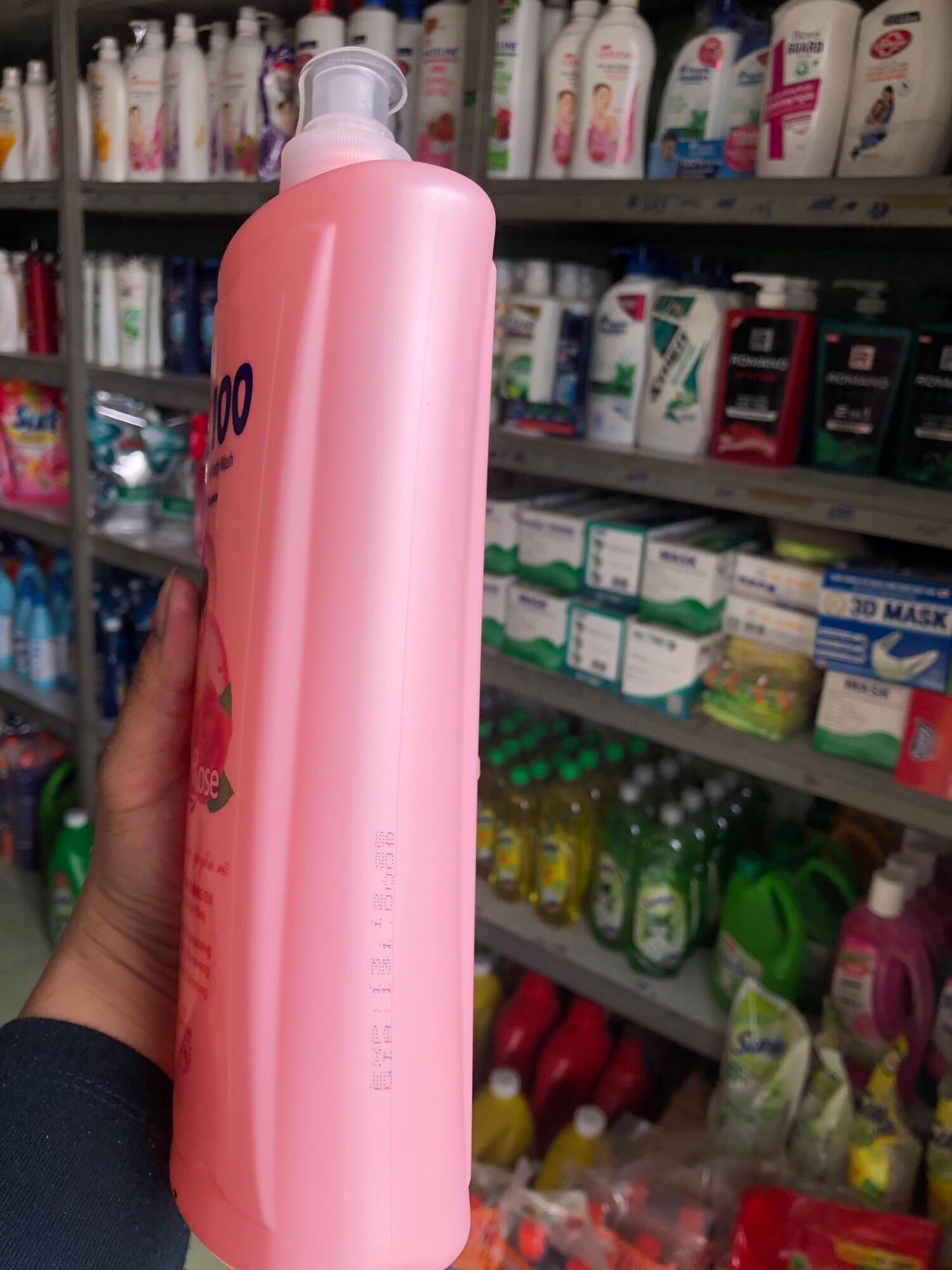 Sữa tắm E100 1.2l hương hoa hồng