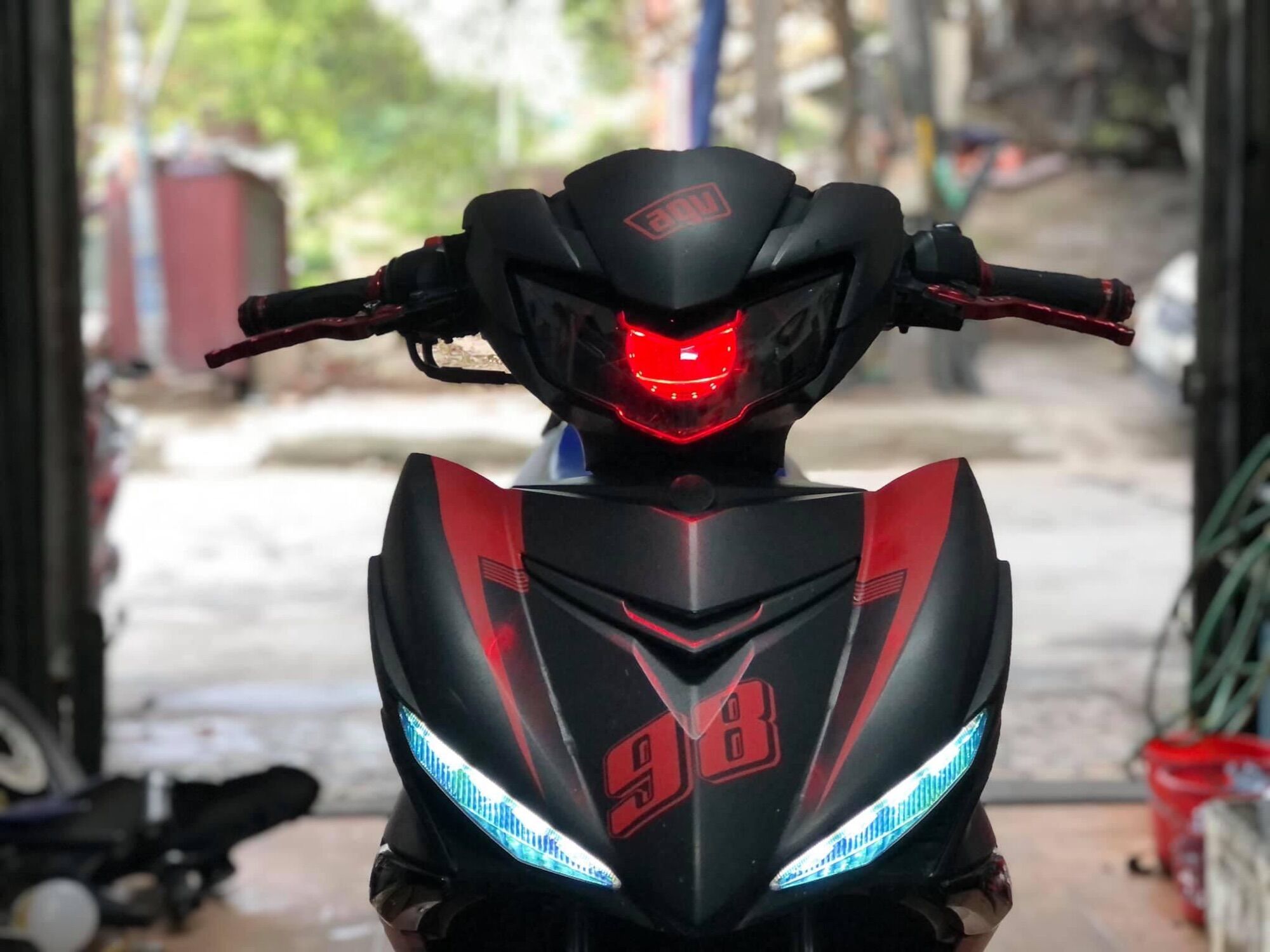 Bi Led TiTan Black GTR Cho Exciter 2019 (Đổi Choá)