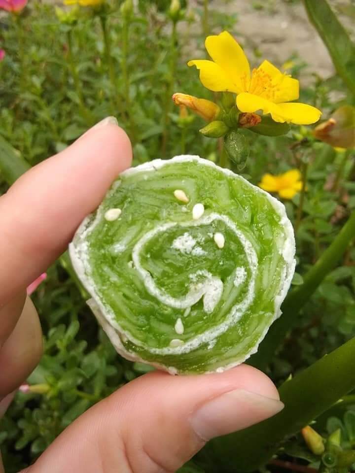 Kẹo dừa non cuộn bánh tráng 500g