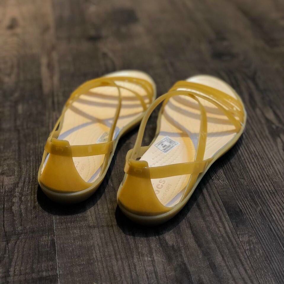 Sandal Isabella Cross quai chéo cho nữ (màu nâu)