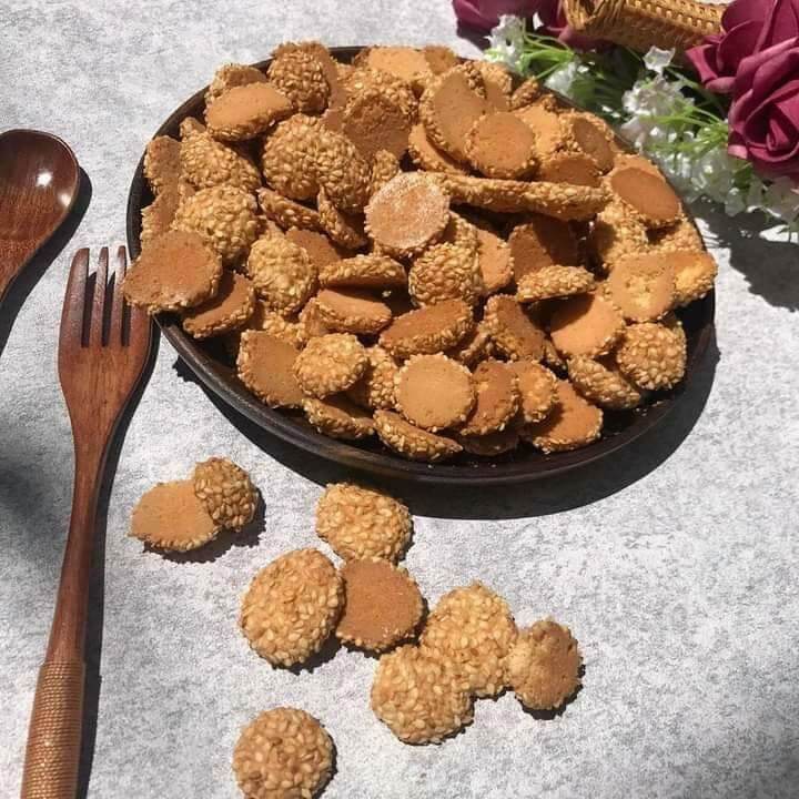 Bánh trứng nhện mè 500g