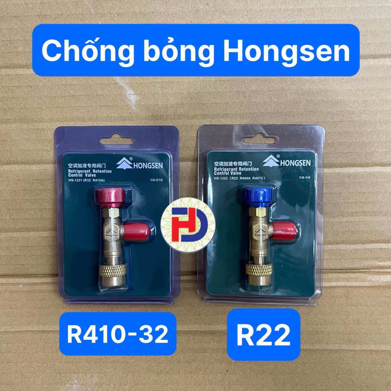 Van chống bỏng nạp gas điều hoà r22- r410 - r32 hongsen