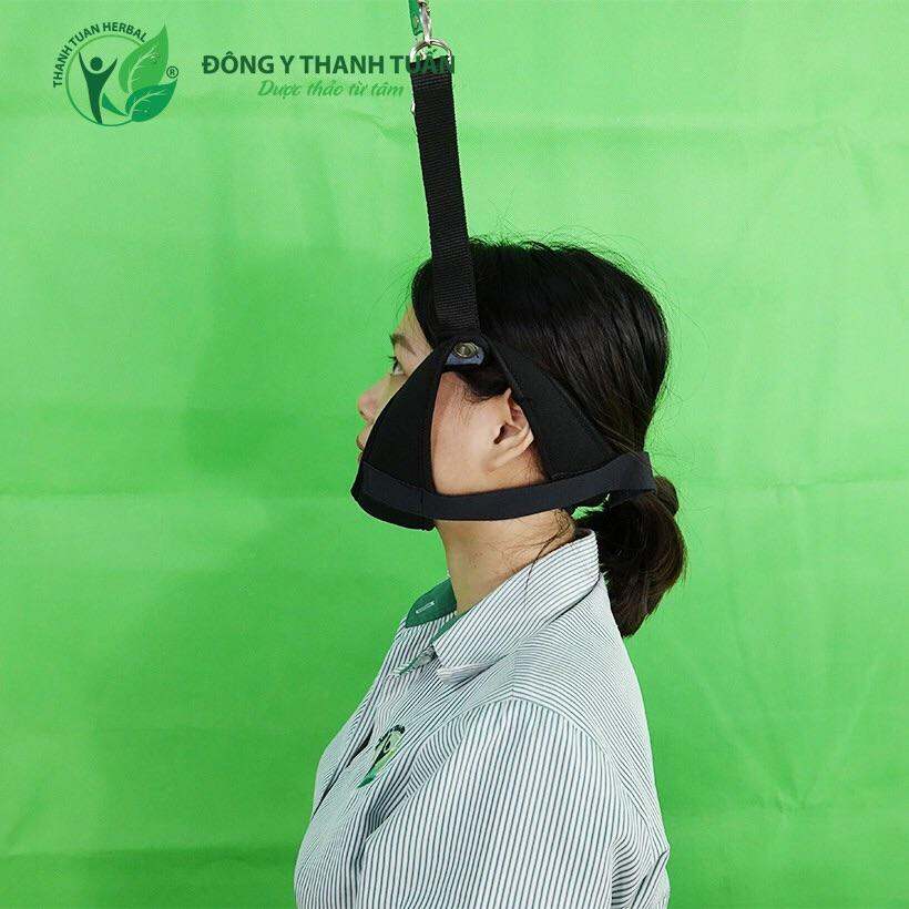 ❤ Đai Kéo Cổ, Đai treo Kéo giãn đốt sống cổ Hỗ Trợ Thoái Hóa Cột Sống Cổ GIAHU,đai dụng cụ Kéo giãn đốt sống cổ giahu