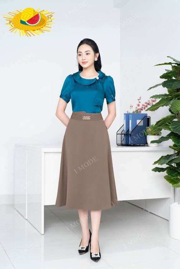 Áo cổ tròn tay nhúng phòng&177