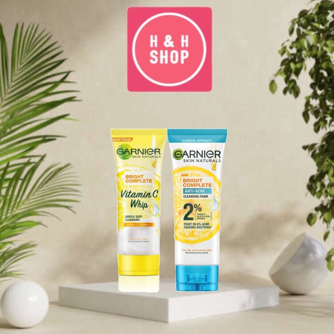 Sữa rửa mặt sáng da Garnier Bright Complete 100ml