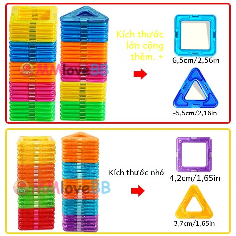 Từ Khối Xây Dựng Size Lớn Và Kích Thước Nhỏ DIY Nam Châm Đồ Chơi Cho Trẻ Em Thiết Kế Xây Dựng Bộ Quà Tặng Cho Trẻ Em Đồ Chơi