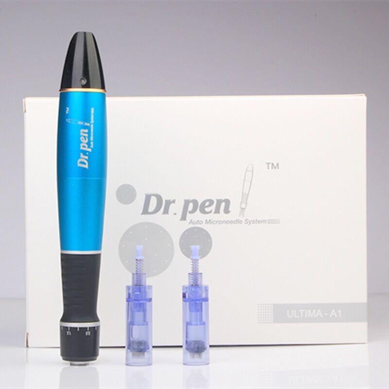 [SỈ] Máy Phi Kim Dr Pen A1-W Xanh Tích Điện loại Tốt Chính Hãng Cấy Tảo Cấy Phấn Trắng Da Cấy Tóc Râu