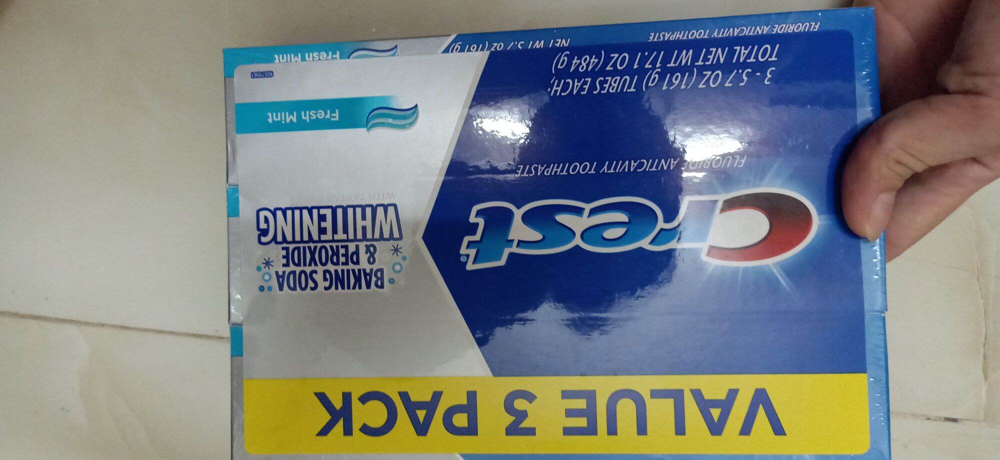 (BIG SIZE) KEM ĐÁNH RĂNG CREST COLGATE BAKING SODA 161g/TUÝP (HÀNG MỸ)