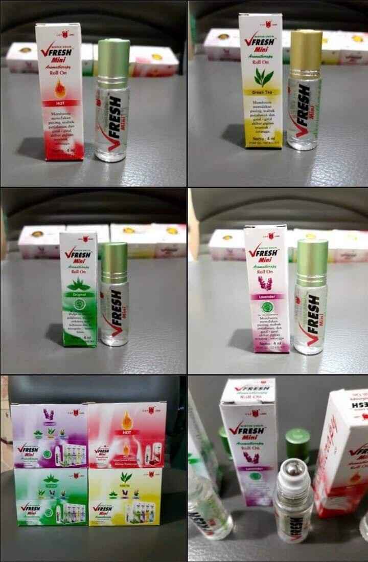 Dầu Gió tinh dầu thảo dược Vfresh 4ml các loại
