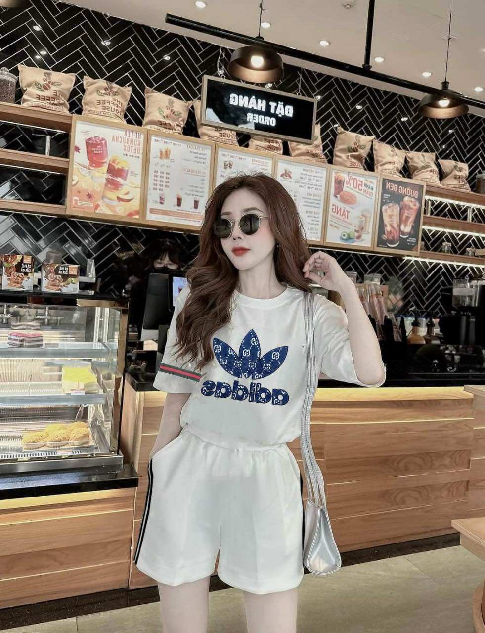 SÉT BỘ SHORT THUN COTTON THÊU CAO CẤP