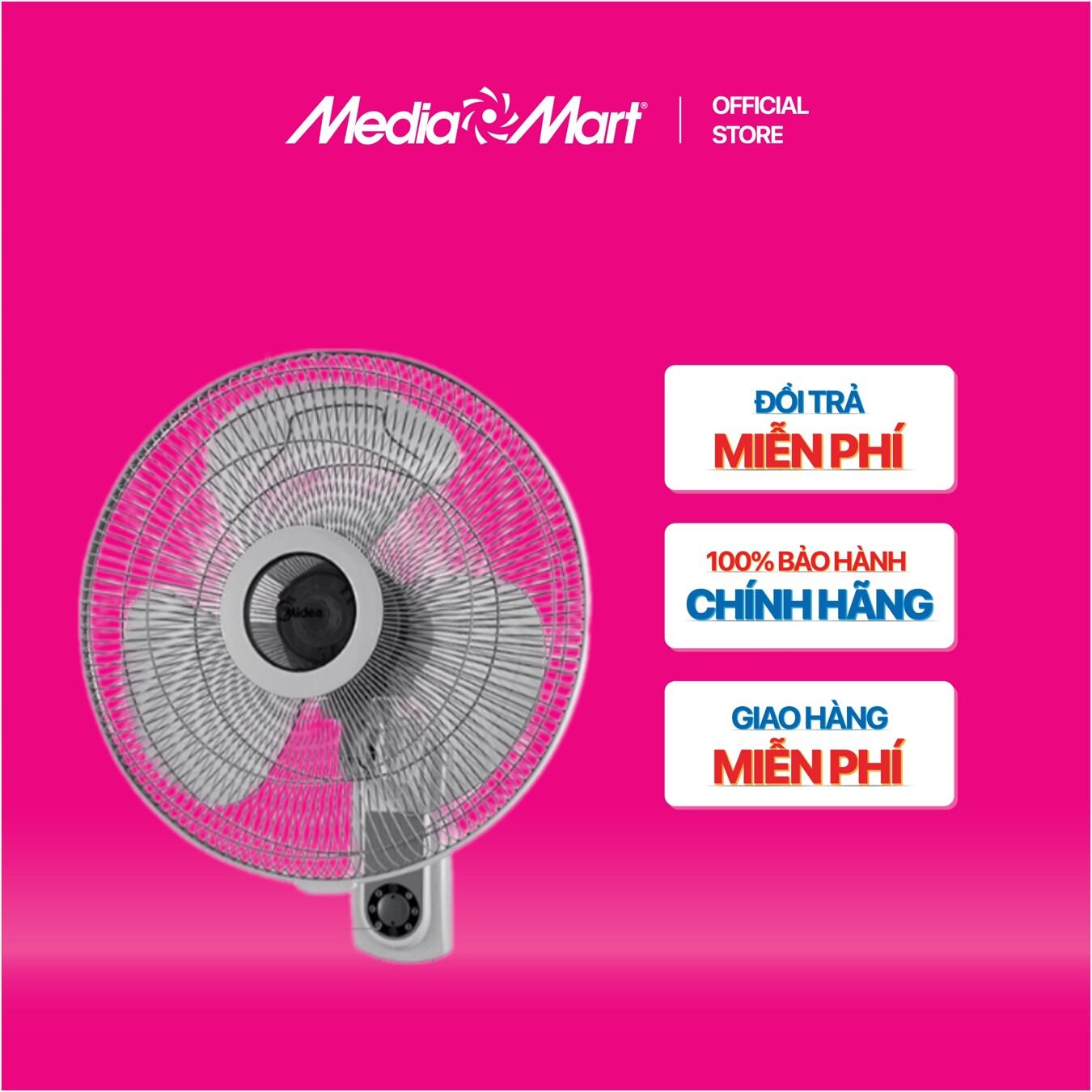 Quạt treo tường midea fw40-6h
