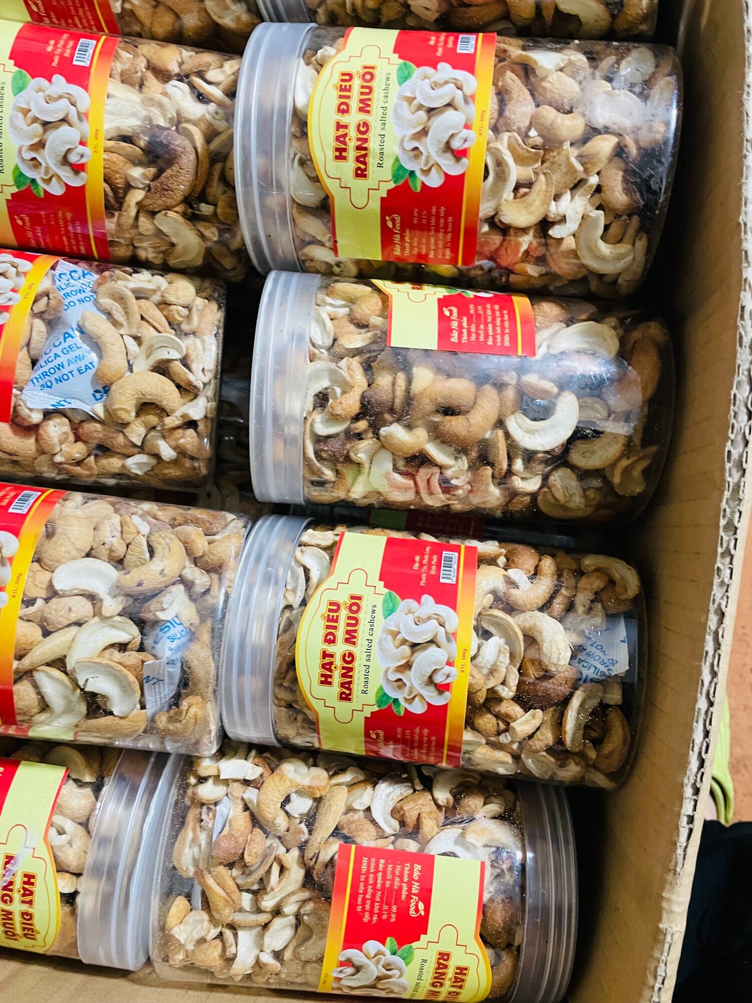 500gr Hạt điều rang muối vỡ sạch vỏ