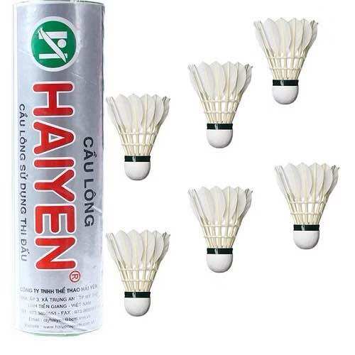 Cầu Lông Hải Yến Cao Cấp Vợt Cầu Lông Cán Vợt Sport Cao Su - Sét 2 Trái Nam Nữ