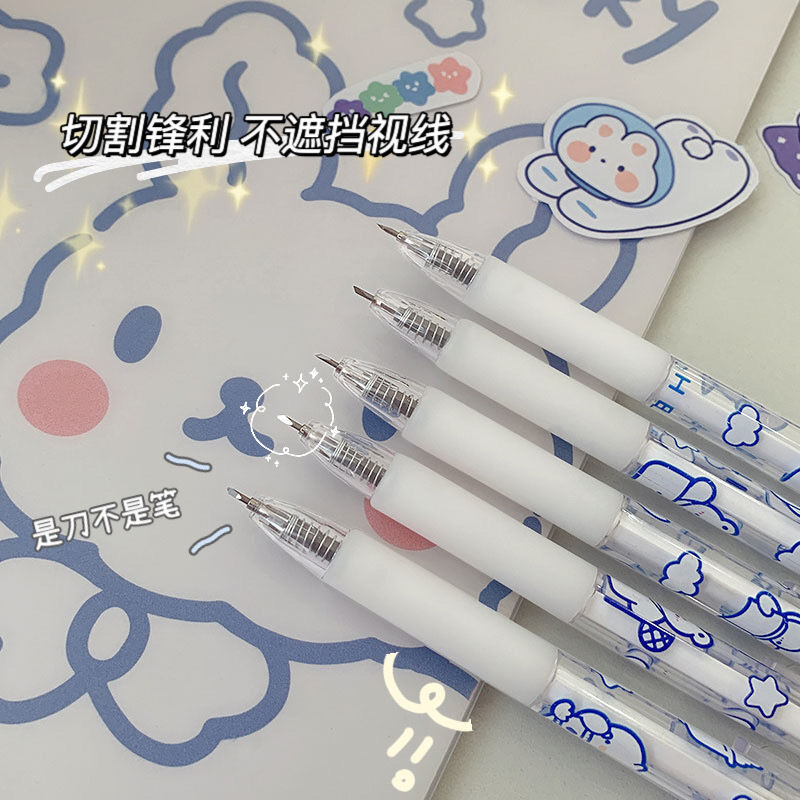 Bút trổ sticker trang trí bút rọc giấy dao rọc giấy trổ washi tape