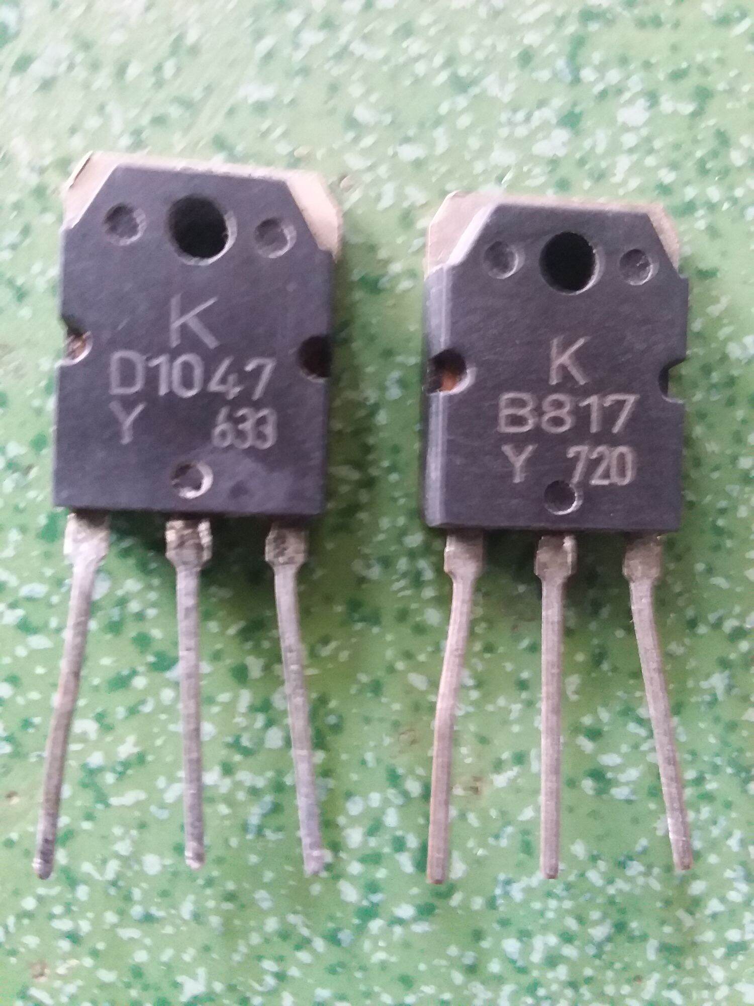 1-ĐÔI TRANSITOR XỊN B817+D1047. Tháo
