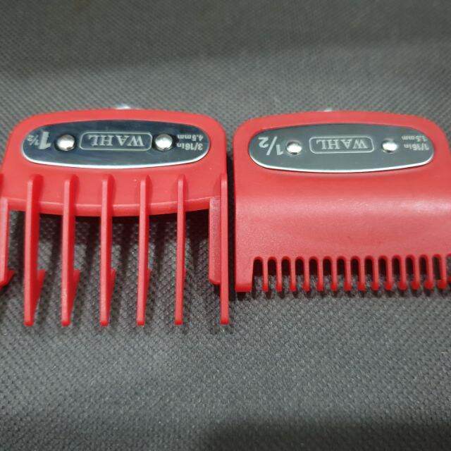 Cữ tông đơ gá thép 1.5mm và 4.5mm. bộ 2 cữ thép wahl, usa cho tông đơ cắt tóc chuyên nghiệp.