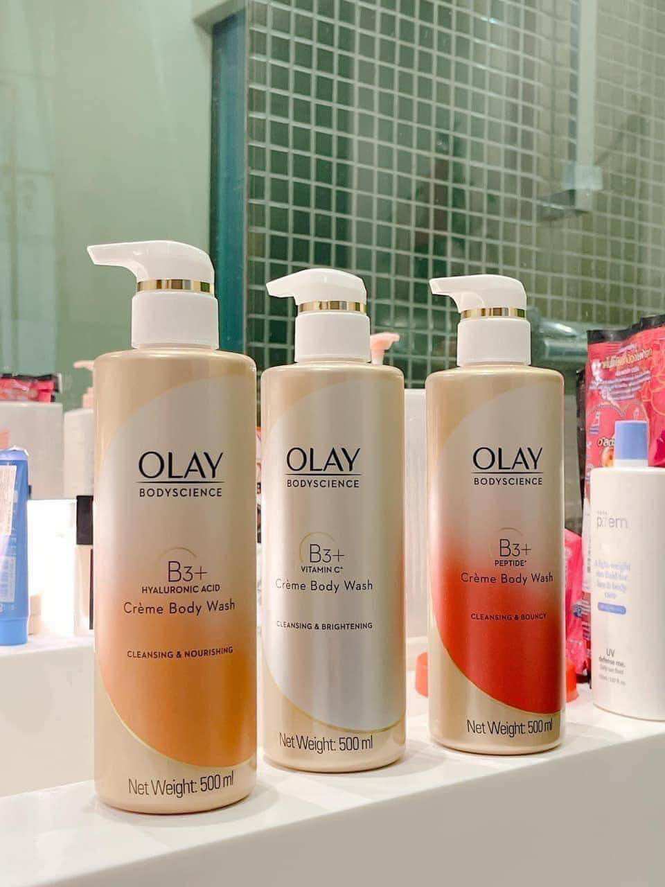 Sữa tắm trắng da olay vitamin c 500ml thái lan