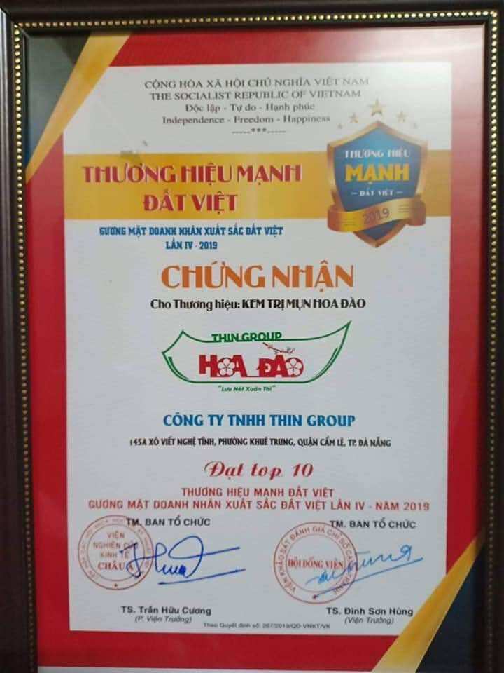 Kem Mụn Hoa Đào Nắp Đen (7g) Giảm mụn mờ thâm