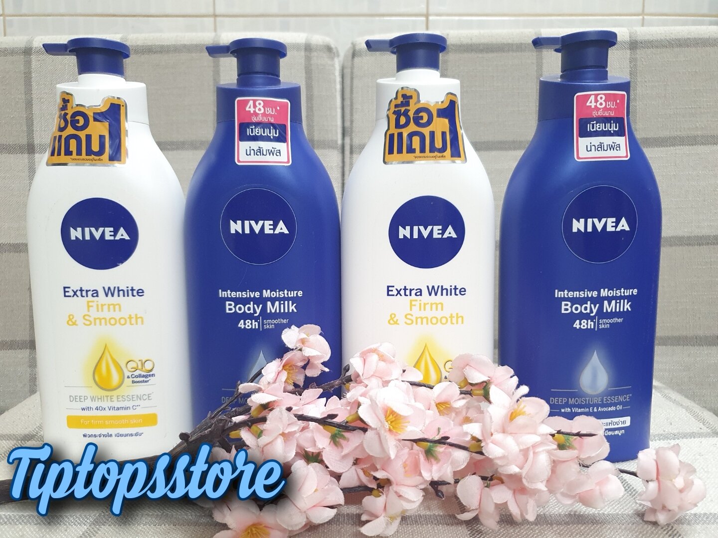 Sữa dưỡng thể nivea extra white q10 dưỡng trắng da thái lan
