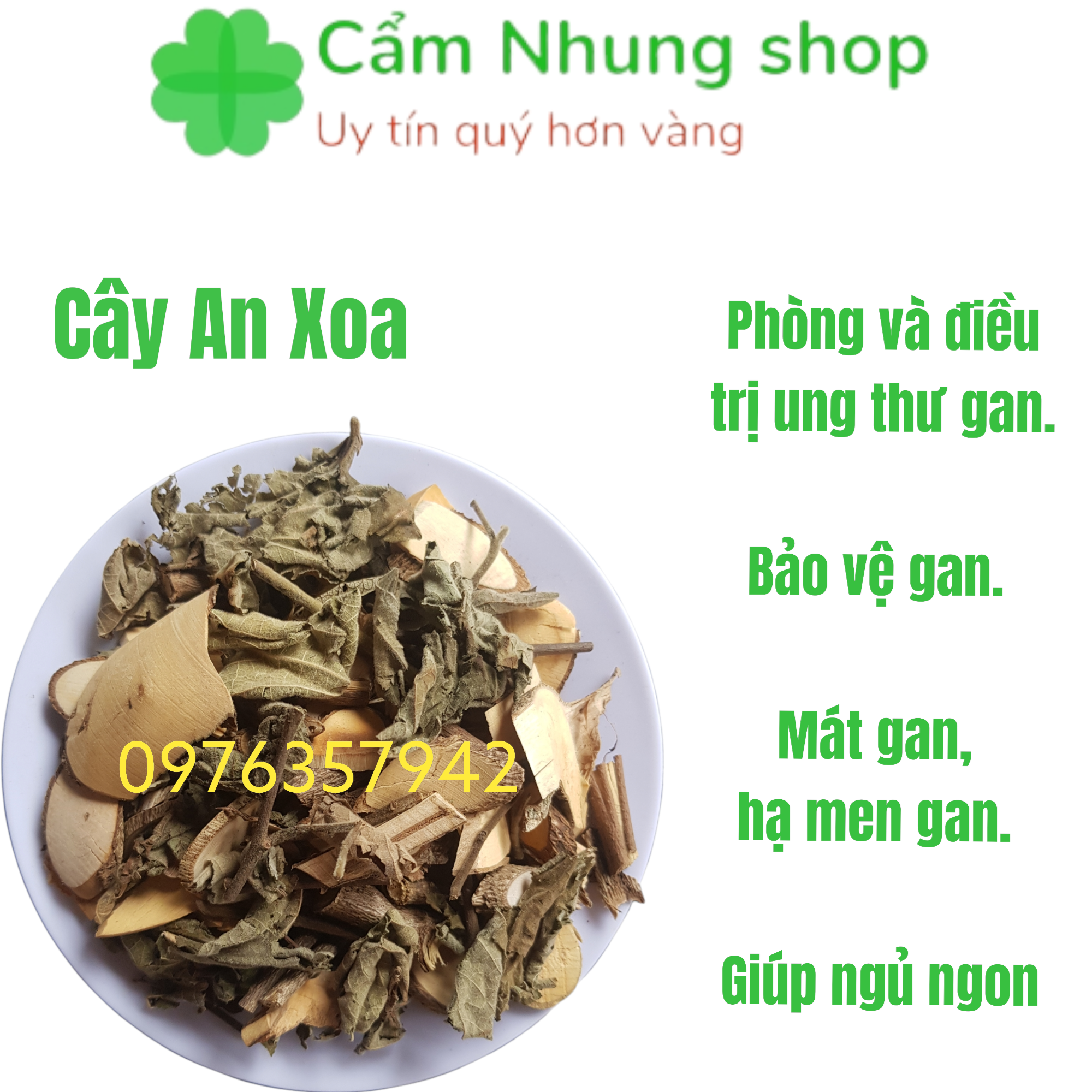 1kg cây an xoa khô, bao ve gan, mat gan