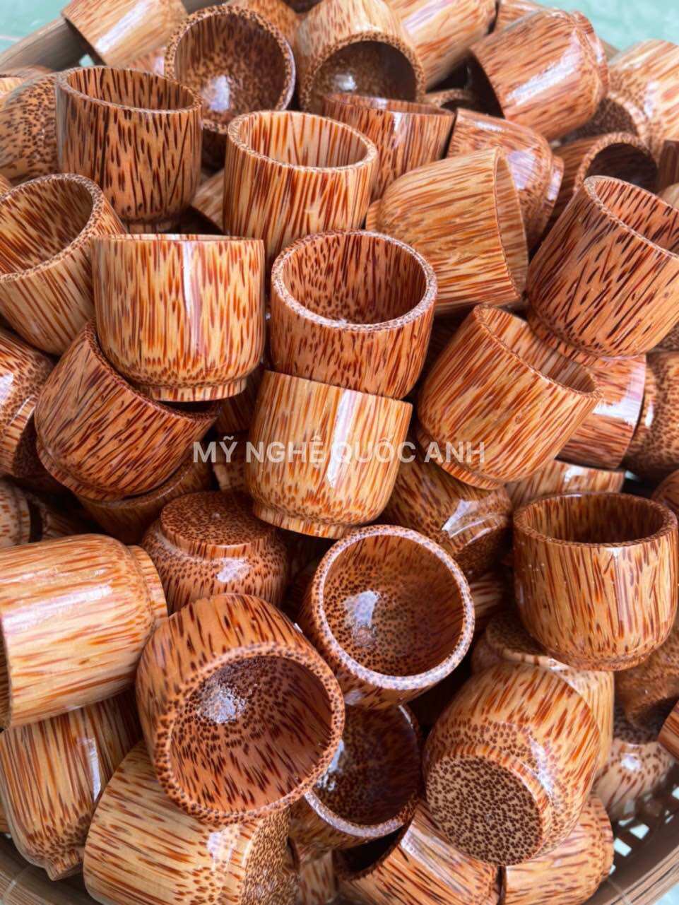 Ly uống rượu gỗ dừa
