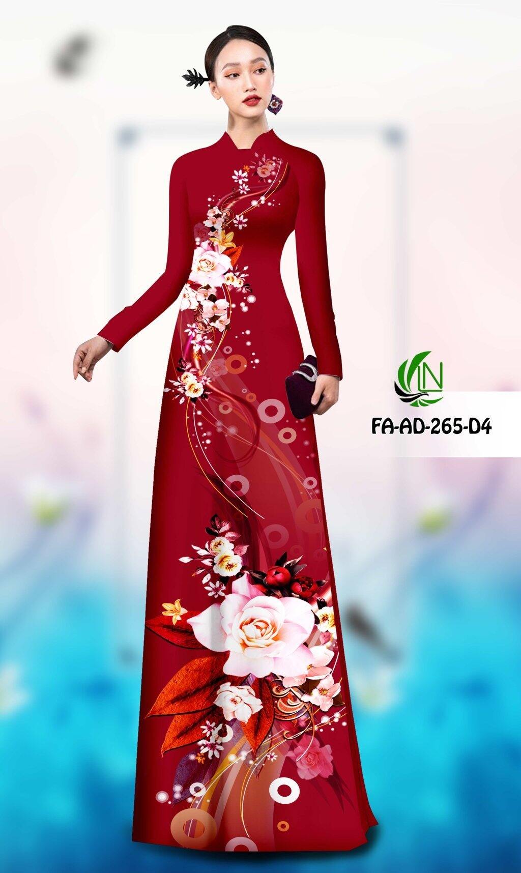VẢI ÁO DÀI 3D BỘ /VẢI KHÔNG MAY
