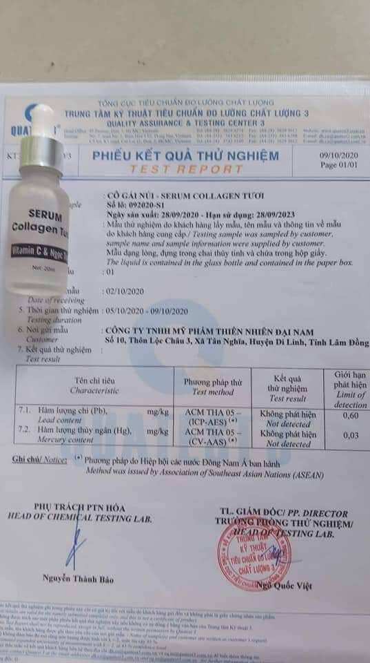 Serum Collagen Tươi Cô Gái Núi