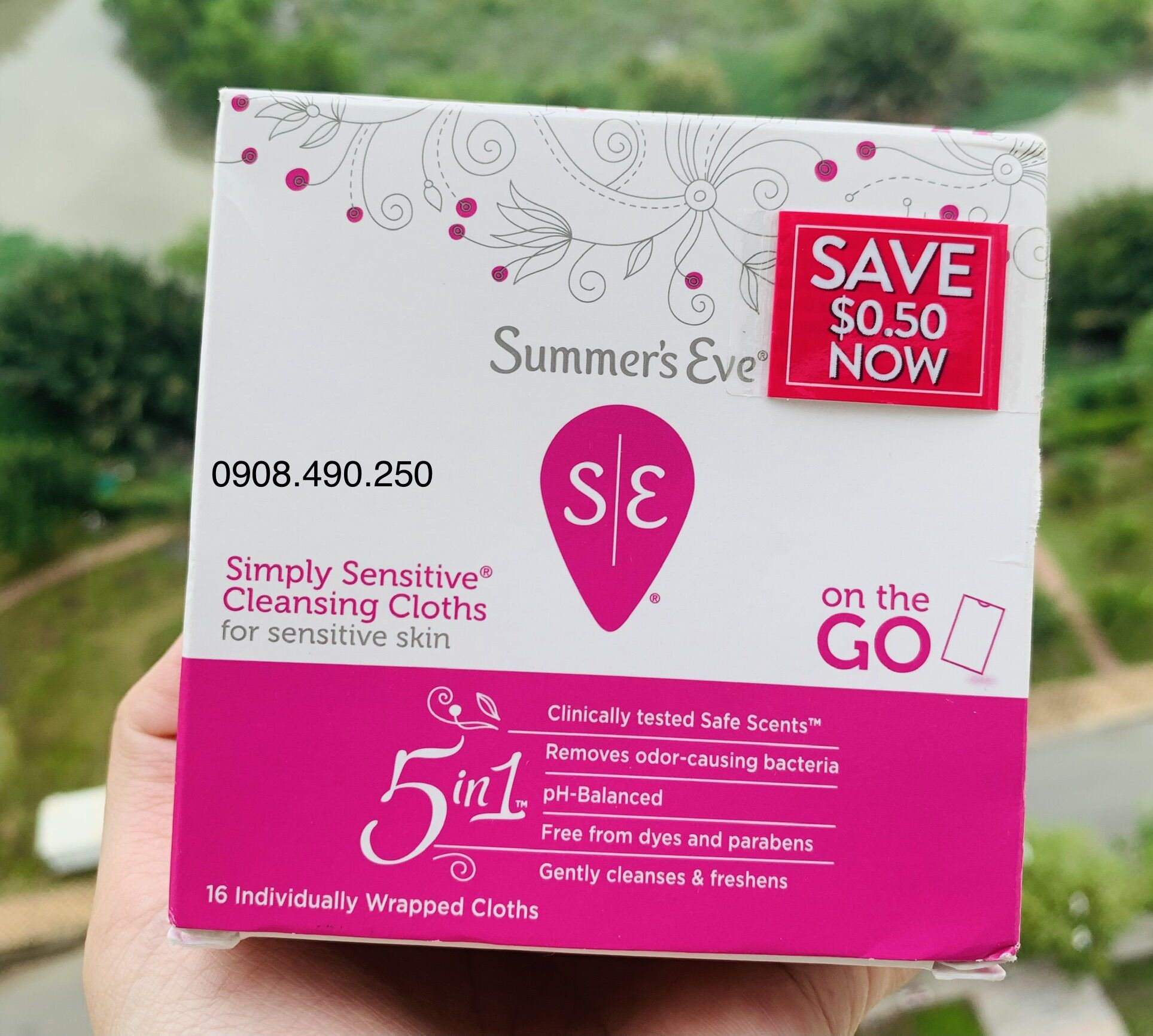 Giấy vệ sinh phụ khoa Summer's Eve